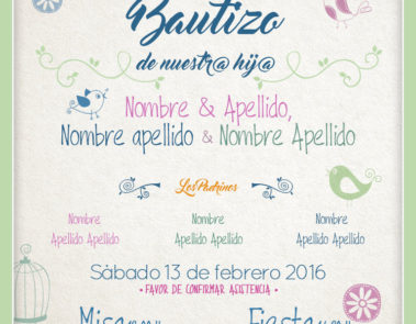 Diseño de Sociales Invitaciones Web e impresas